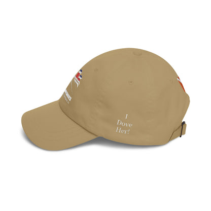 Dad Cap — SS United States Nautical Dive Flag Embroidered Baseball Hat