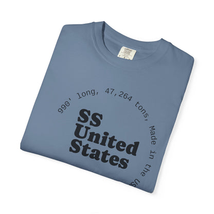 SS United States T-shirt - Official Tour 2025, Biggest Artificial Reef, Blue Riband Winner