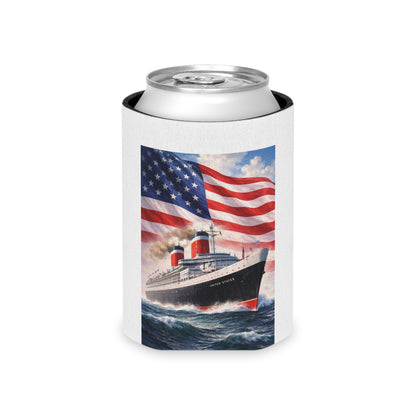Can Cooler — SS United States Cruise & Dive Flag Design