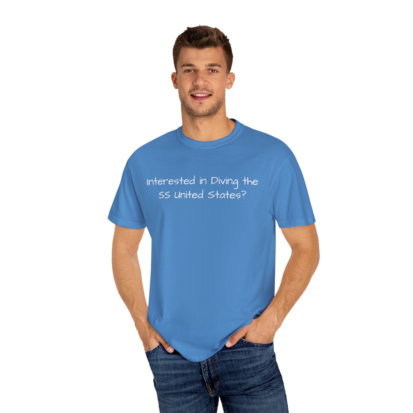 Discovery Dive World T-Shirt - Explore the SS United States with Discovery Dive World
