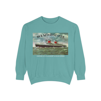 SS United States - Sweatshirt, AMERICA'S FLAGSHIP OCEAN LINER