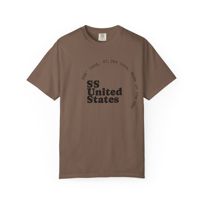 SS United States T-shirt - Largest Artificial Reef - Blue Riband Winner