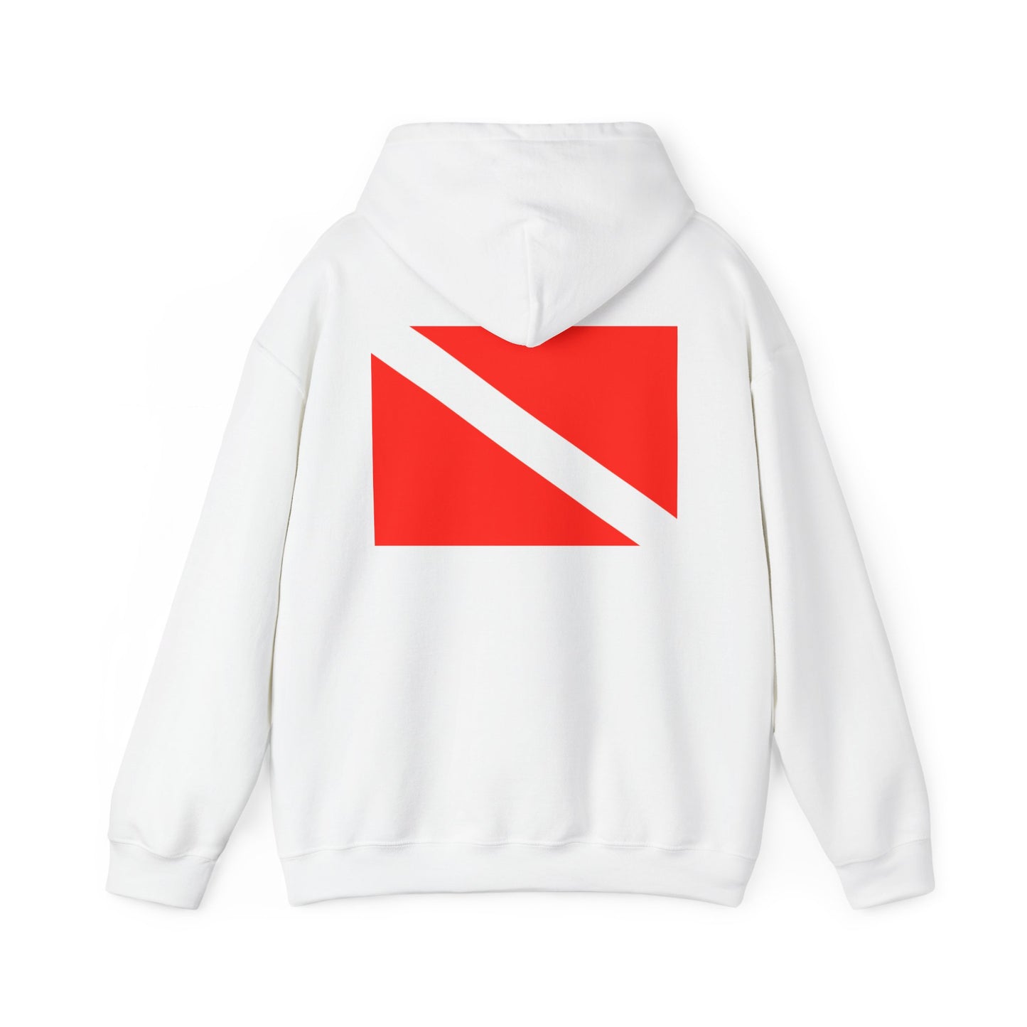 Diver Down Flag Hoodie - Scuba Diving Pullover