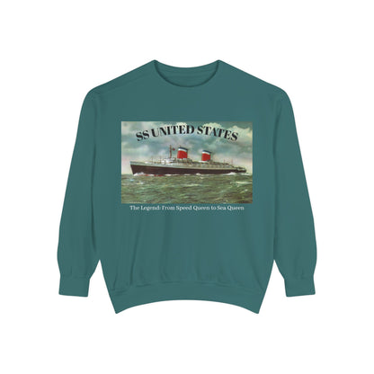 SS United States - Sweatshirt, The Legend, Speed Queen to Sea Queen