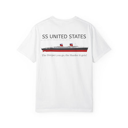 SS United States - T-Shirt, The Deeper you Go, The Harder it Gets