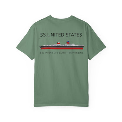SS United States - T-Shirt, The Deeper you Go, The Harder it Gets