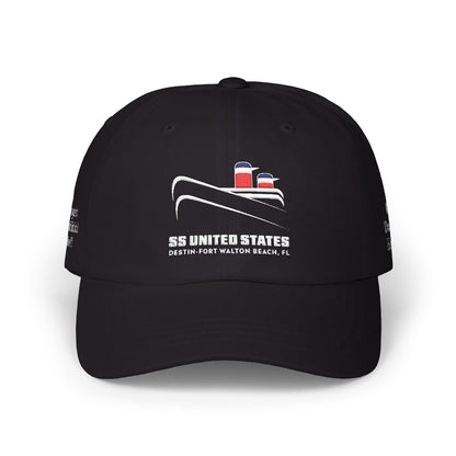 Dad Cap — SS United States Nautical Dive Flag Embroidered Baseball Hat