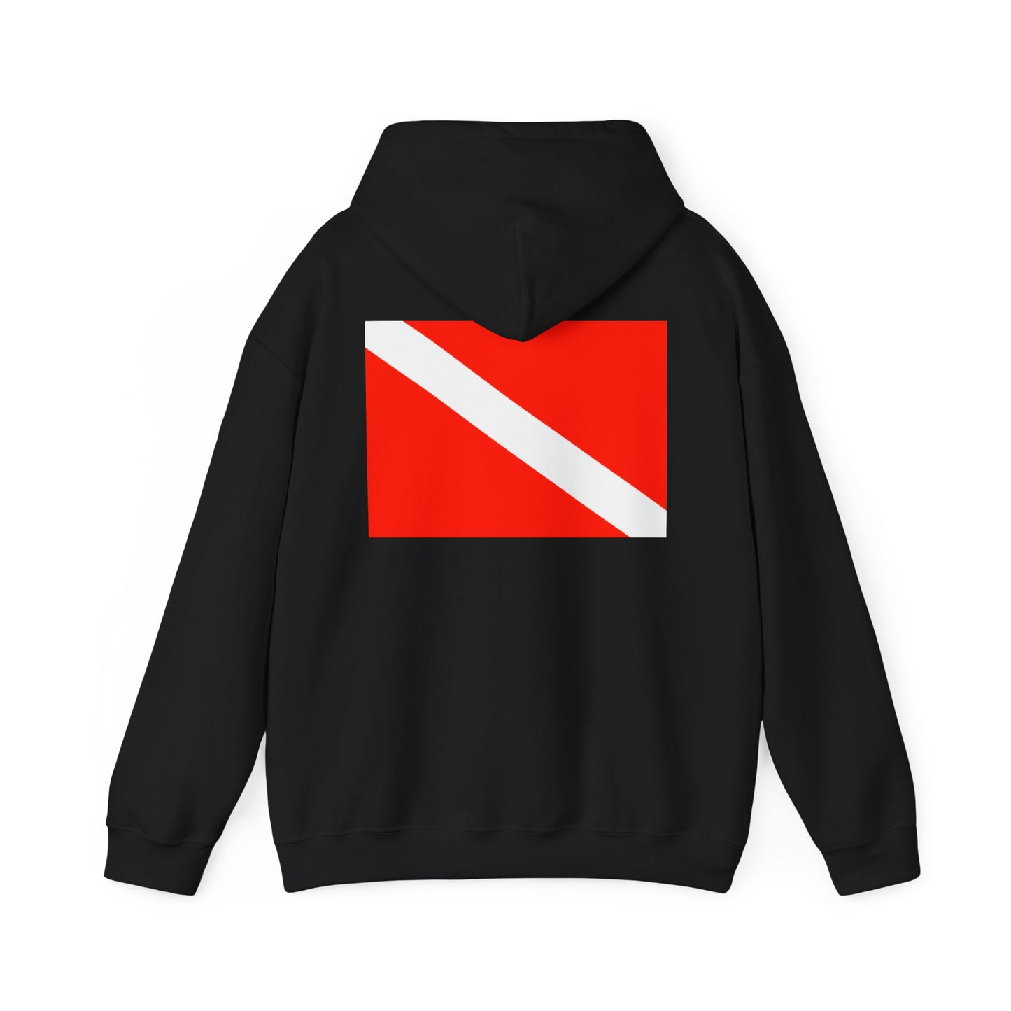 Diver Down Flag Hoodie - Scuba Diving Pullover