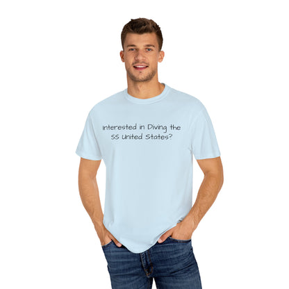 Discovery Dive World T-Shirt - Explore the SS United States with Discovery Dive World