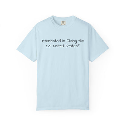 Discovery Dive World T-Shirt - Explore the SS United States with Discovery Dive World