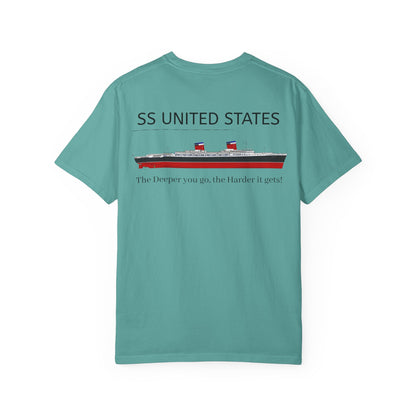 SS United States - T-Shirt, The Deeper you Go, The Harder it Gets