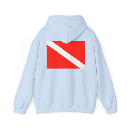 Nautical SS United States Hoodie — Cruise Ship Logo Pullover with Diver Flag