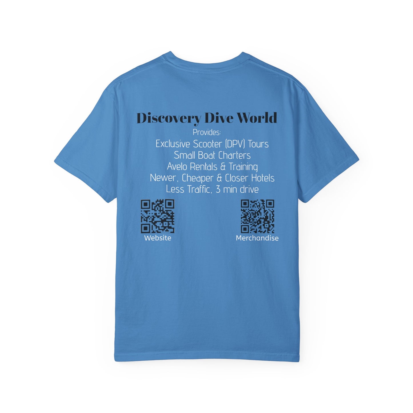 Discovery Dive World T-Shirt - Explore the SS United States with Discovery Dive World
