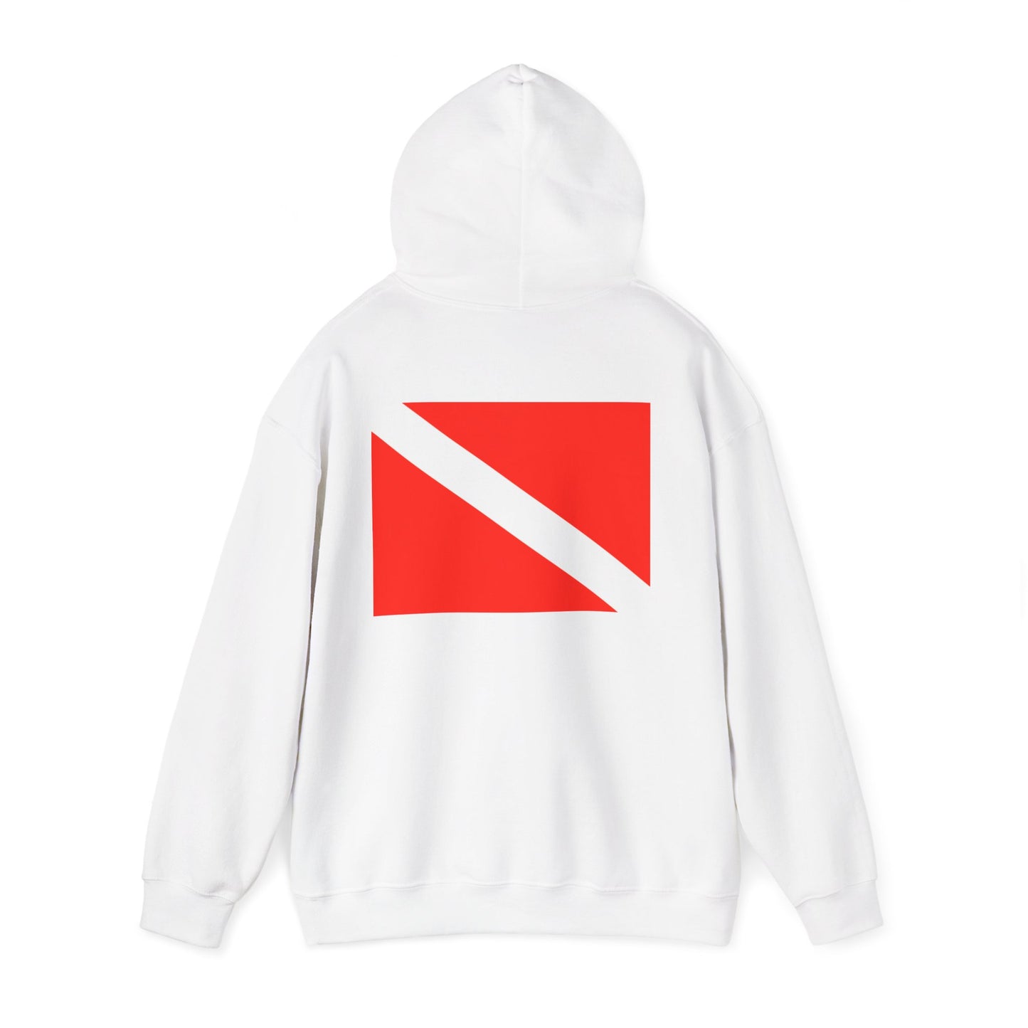 Diver Down Flag Hoodie - Scuba Diving Pullover