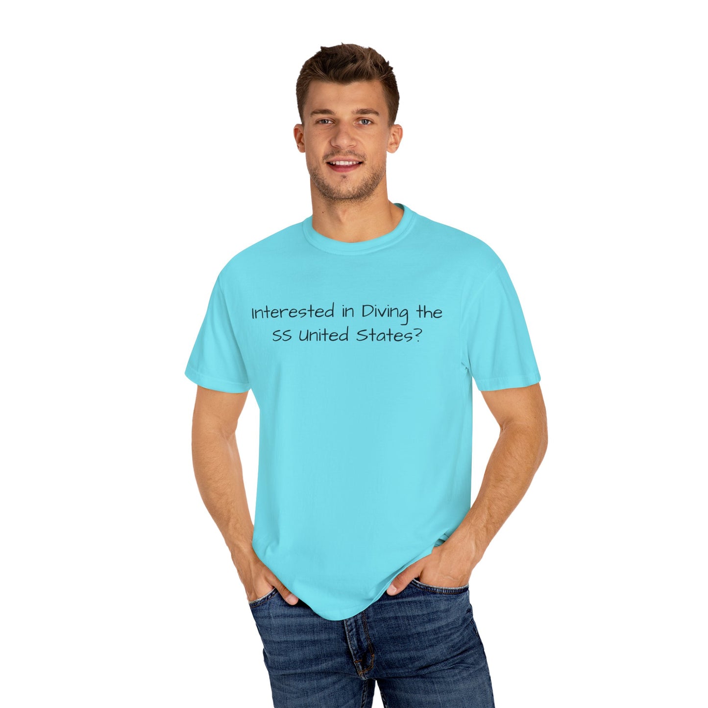 Discovery Dive World T-Shirt - Explore the SS United States with Discovery Dive World