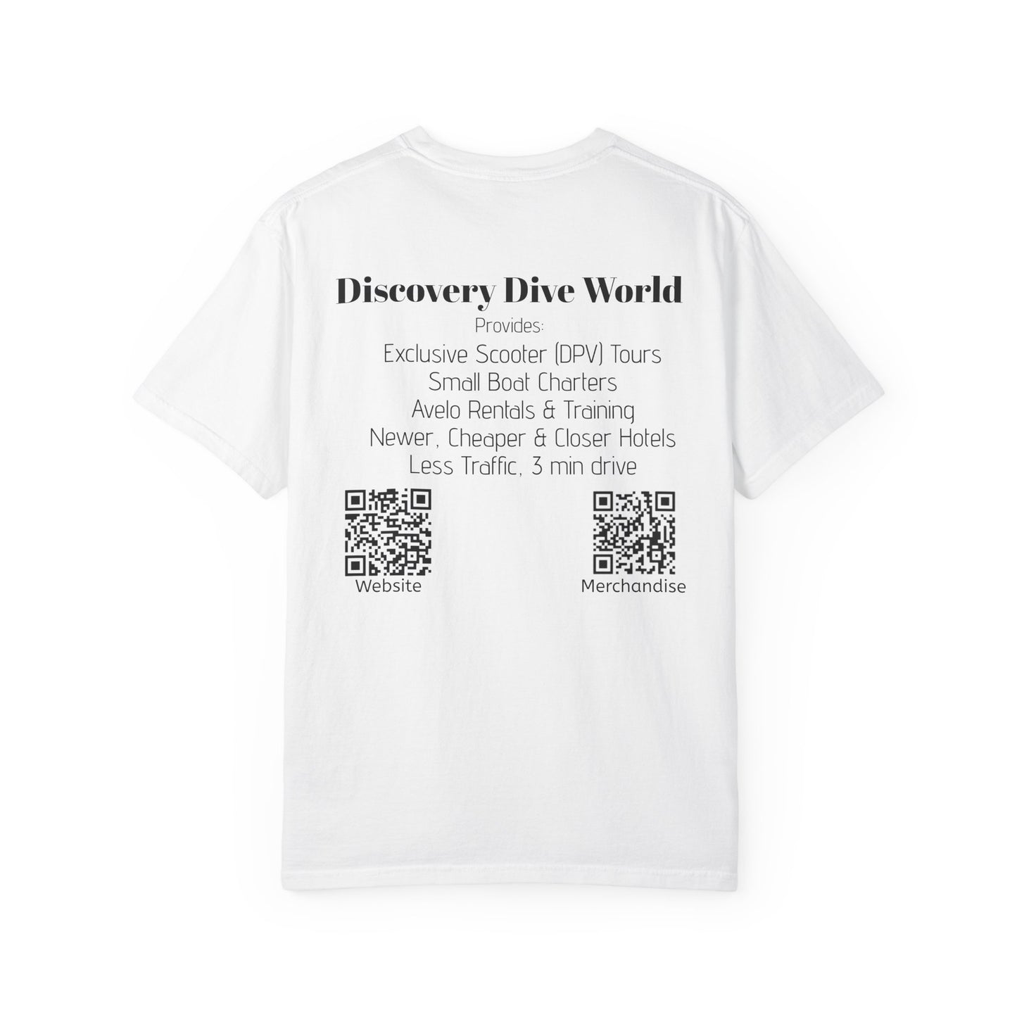 Discovery Dive World T-Shirt - Explore the SS United States with Discovery Dive World