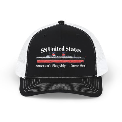 SS United States Trucker Cap - Largest Artificial Reef In the World!