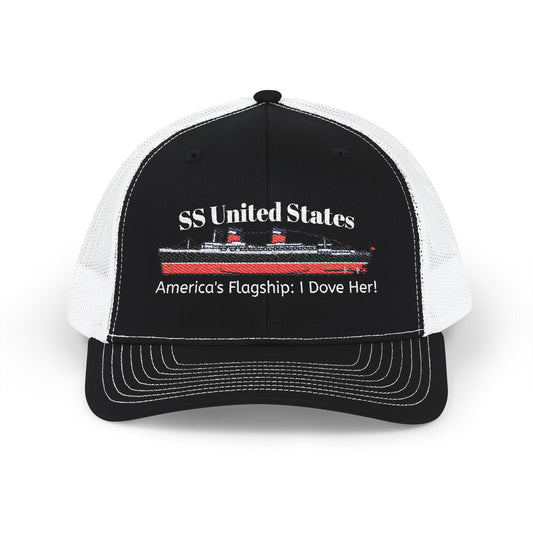 SS United States Trucker Cap - Largest Artificial Reef In the World!