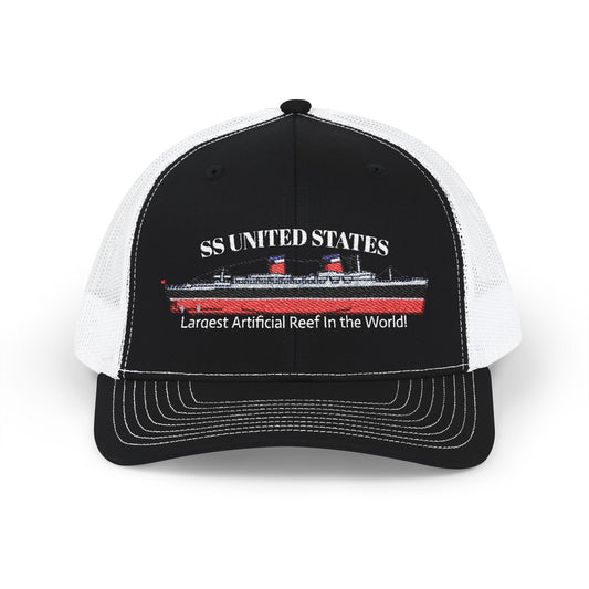 SS United States Trucker Cap - Largest Artificial Reef In the World!