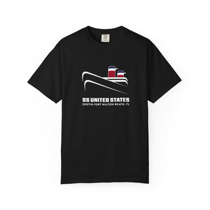 T-Shirt | Minimal Red & Navy Capsule Chest Graphic