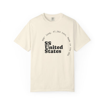SS United States T-shirt - Largest Artificial Reef - Blue Riband Winner