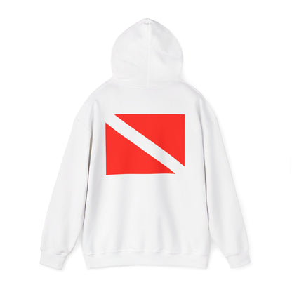 Nautical SS United States Hoodie — Cruise Ship Logo Pullover with Diver Flag