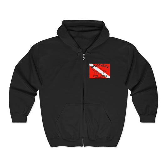 SS United States - Speed Queen to Sea Queen, Full Zip Hooded Sweatshirt, Discovery Dive World