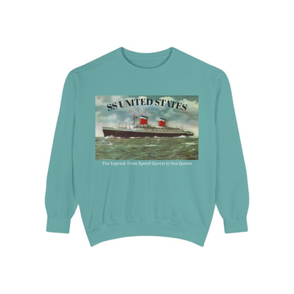 SS United States - Sweatshirt, The Legend, Speed Queen to Sea Queen