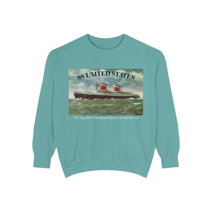 SS United States - Sweatshirt, The Legend, Speed Queen to Sea Queen