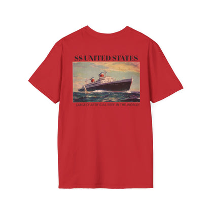 SS United States T-Shirt, "Biggest Artificial Reef in the World"