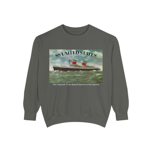 SS United States - Sweatshirt, The Legend, Speed Queen to Sea Queen