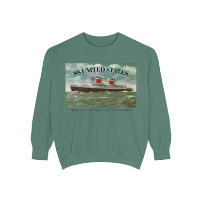 SS United States - Sweatshirt. Speed Queen to Sea Queen