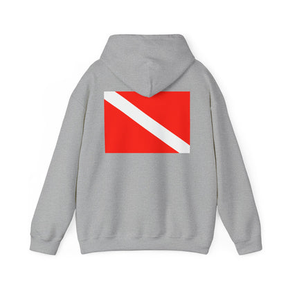 Nautical SS United States Hoodie — Cruise Ship Logo Pullover with Diver Flag