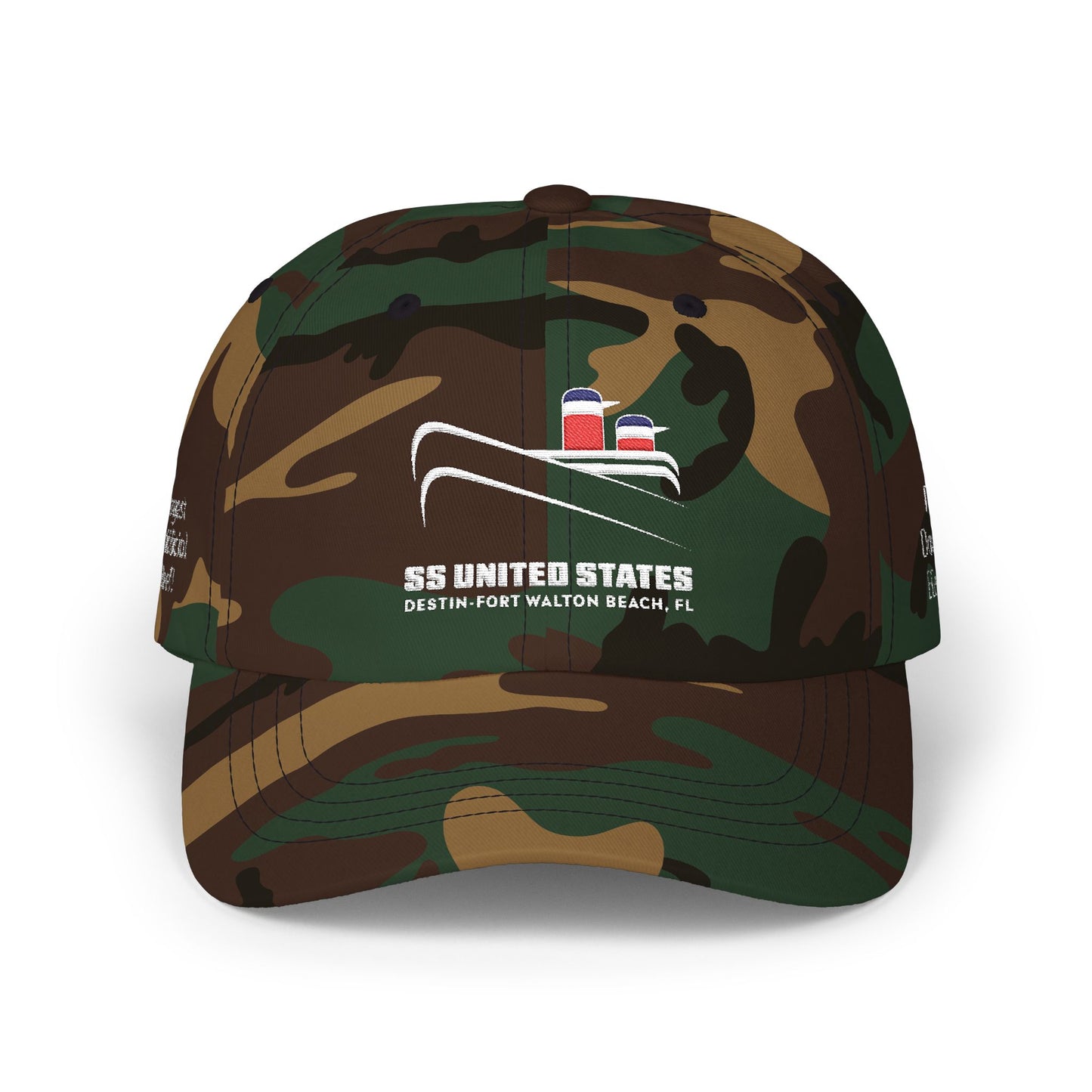 Dad Cap — SS United States Nautical Dive Flag Embroidered Baseball Hat