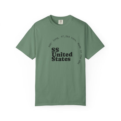SS United States T-shirt - Largest Artificial Reef - Blue Riband Winner