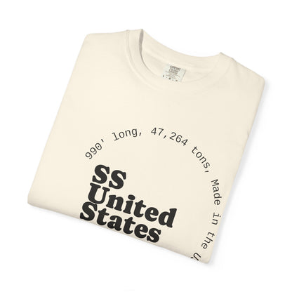SS United States T-shirt - Largest Artificial Reef - Blue Riband Winner