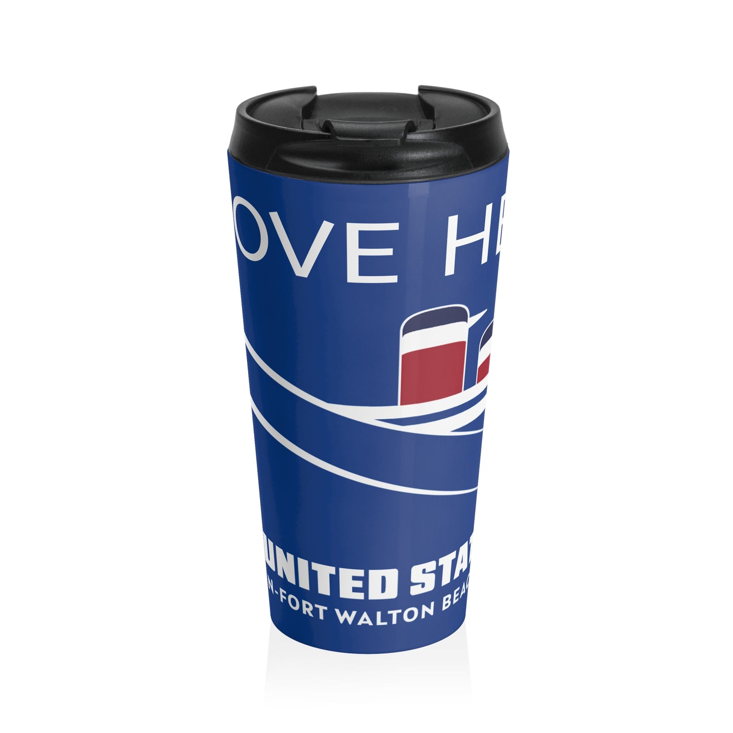 Travel Mug - SS United States - I Dove Her - Stainless Steel Tumbler