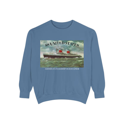 SS United States - Sweatshirt, AMERICA'S FLAGSHIP OCEAN LINER