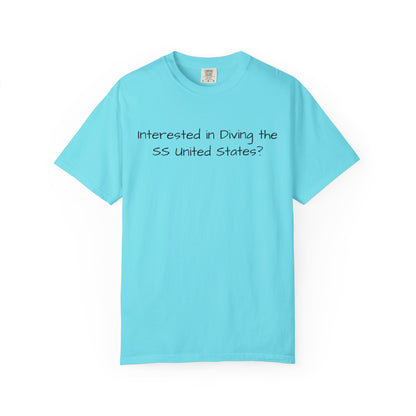 Discovery Dive World T-Shirt - Explore the SS United States with Discovery Dive World