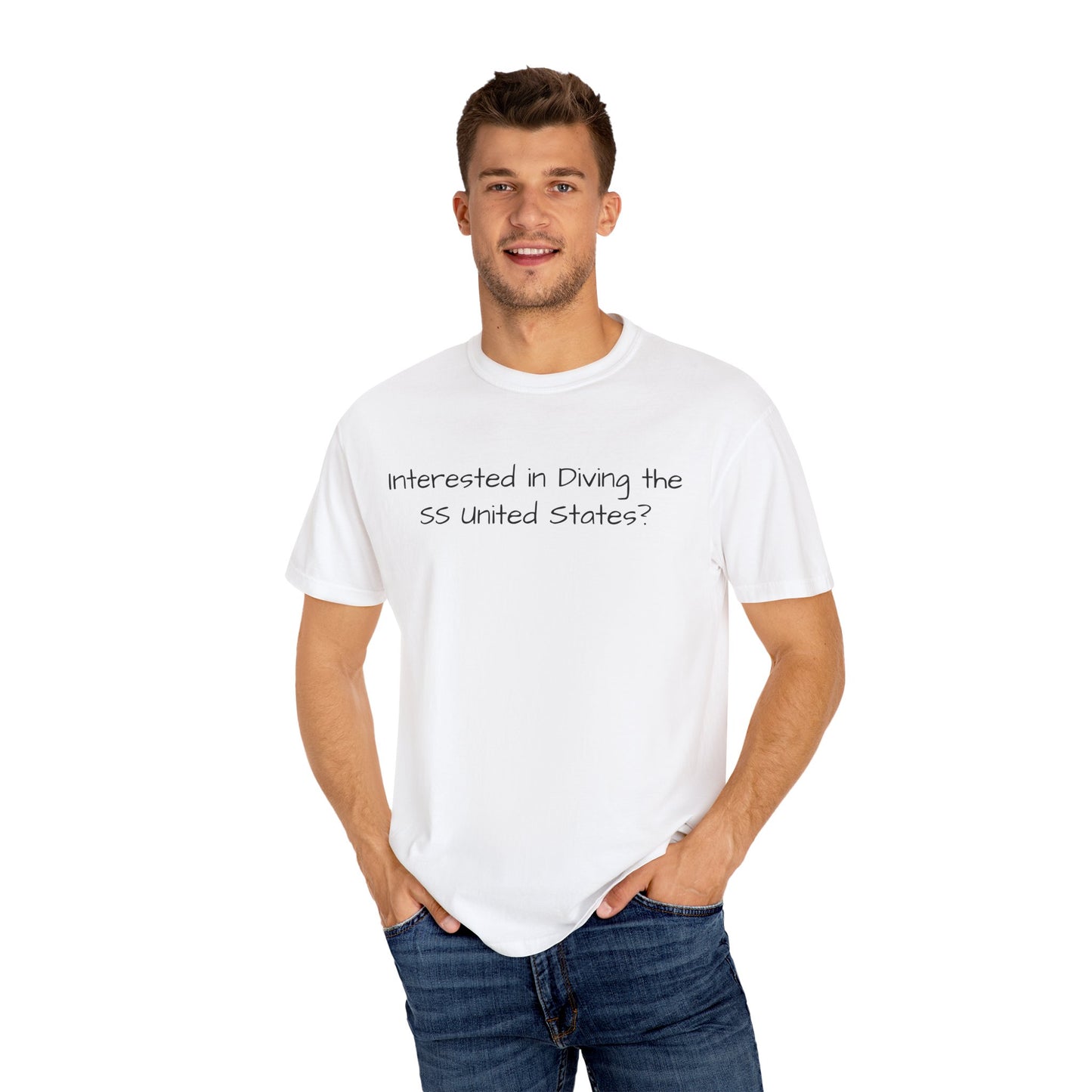 Discovery Dive World T-Shirt - Explore the SS United States with Discovery Dive World