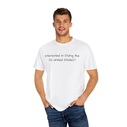 Discovery Dive World T-Shirt - Explore the SS United States with Discovery Dive World