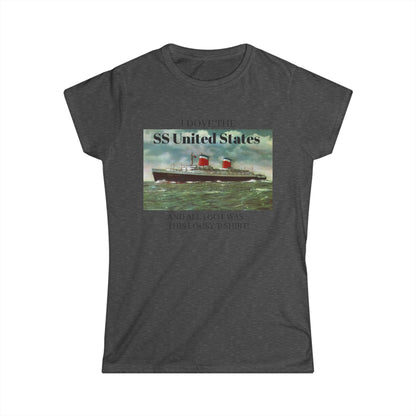 SS United States - T Shirt. All I got was this lousy shirt