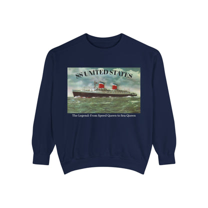 SS United States - Sweatshirt, The Legend, Speed Queen to Sea Queen