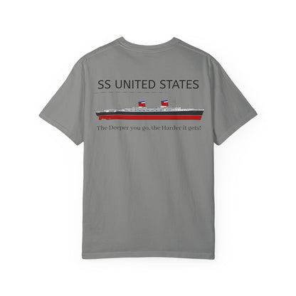 SS United States - T-Shirt, The Deeper you Go, The Harder it Gets