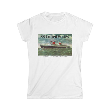 SS United States - T Shirt. AMERICA'S FLAGSHIP, I DOVE HER!