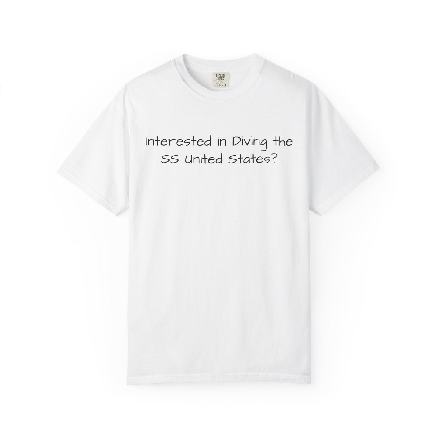 Discovery Dive World T-Shirt - Explore the SS United States with Discovery Dive World