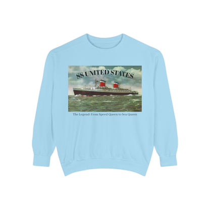 SS United States - Sweatshirt. Speed Queen to Sea Queen