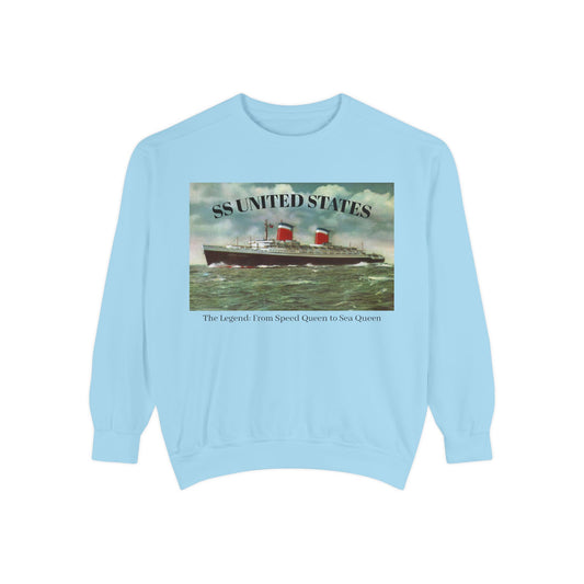 SS United States - Sweatshirt. Speed Queen to Sea Queen
