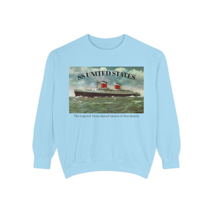 SS United States - Sweatshirt. Speed Queen to Sea Queen