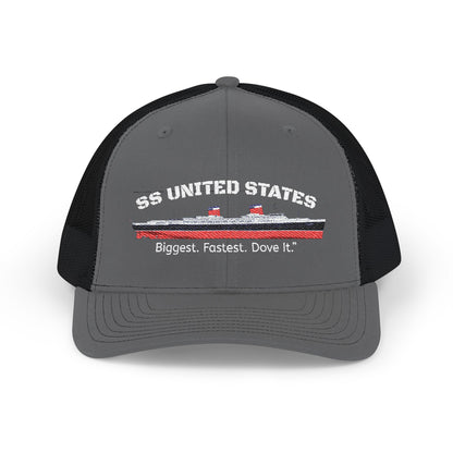 SS United States - Trucker Cap "Biggest. Fastest. Dove It"